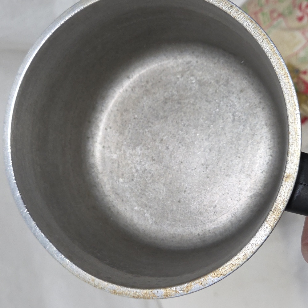 Vintage CLUB Aluminum Small Sauce Pan, Well used. - Picture 6 of 7